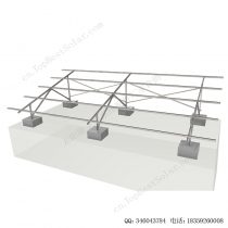 太阳能地面安装系统碳钢支架W型-11