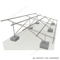 太阳能地面安装系统碳钢支架W型-12