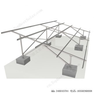 太阳能地面安装系统碳钢支架W型-12