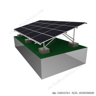 太阳能地面安装系统碳钢支架W型-2