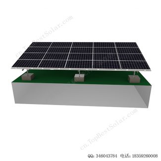 太阳能地面安装系统碳钢支架W型-3