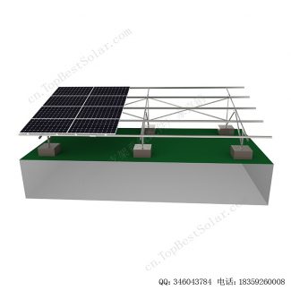 太阳能地面安装系统碳钢支架W型-4