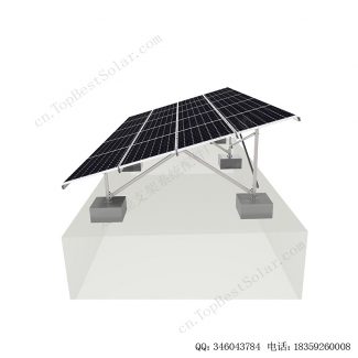太阳能地面安装系统碳钢支架W型-6