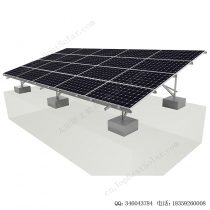 太阳能地面安装系统碳钢支架W型-7