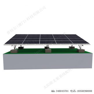 太阳能地面安装系统碳钢支架-W型-1