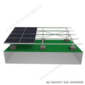 太阳能地面安装系统碳钢支架-W型-2