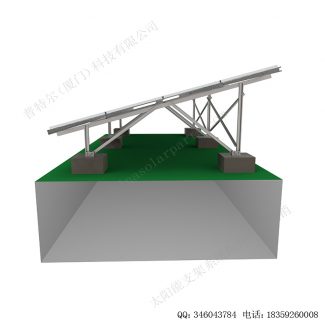 太阳能地面安装系统碳钢支架-W型-5