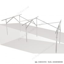 太阳能斜坡地面安装系统碳钢支架W型-10