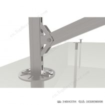 太阳能斜坡地面安装系统碳钢支架W型-12