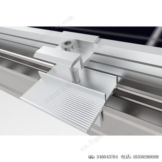 太阳能斜坡地面安装系统碳钢支架W型-13