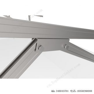 太阳能斜坡地面安装系统碳钢支架W型-15