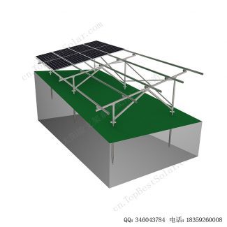 太阳能斜坡地面安装系统碳钢支架W型-4
