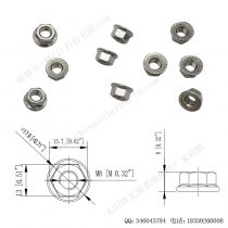 太阳能光伏安装配件法兰螺母M8-F-N208-7
