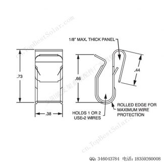 太阳能安装线夹-SPC-PV-CC02-47