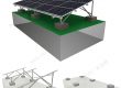 太阳能地面安装系统碳钢支架W型混凝土-1