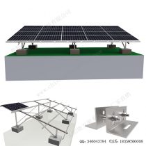 太阳能地面安装系统碳钢支架W型混凝土-6