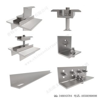太阳能地面安装系统碳钢支架W型混凝土-7