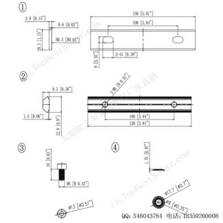 光伏导轨连接件安装