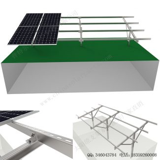 太阳能打桩地面安装系统碳钢支架-5