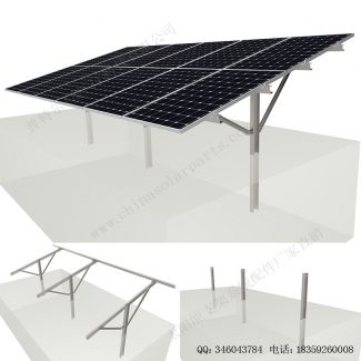 太阳能打桩地面安装系统碳钢支架-6