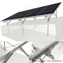 太阳能地面安装系统碳钢支架W型斜坡-5