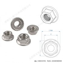 太阳能光伏安装配件法兰螺母M10-F-N210-2