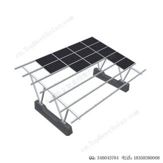 太阳能光伏车棚安装系统-2