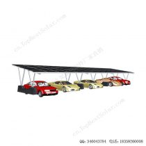 太阳能光伏车棚安装系统-8