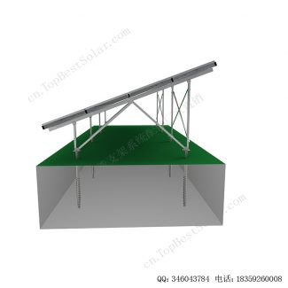 太阳能地面安装系统铝合金支架-W型-10