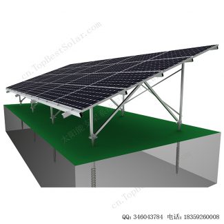 太阳能地面安装系统铝合金支架-W型-11