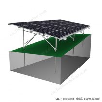 太阳能地面安装系统铝合金支架-斜坡-6