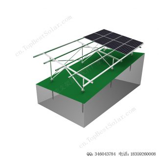 太阳能地面安装系统铝合金支架-斜坡-9