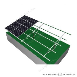太阳能地面安装系统铝合金支架-单立柱打桩-10