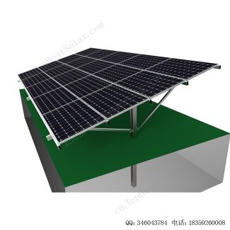 太阳能地面安装系统铝合金支架-单立柱打桩-7