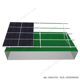 太阳能地面安装系统铝合金支架-单立柱打桩-9