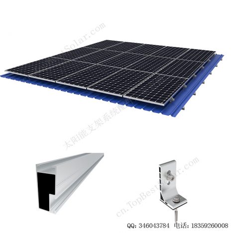 L脚支架太阳能金属屋顶支架系统-SPC-RF-IK08-DT-1