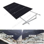 太阳能双面电池板三角安装支架-SPC-TR15-TF-U1000-2