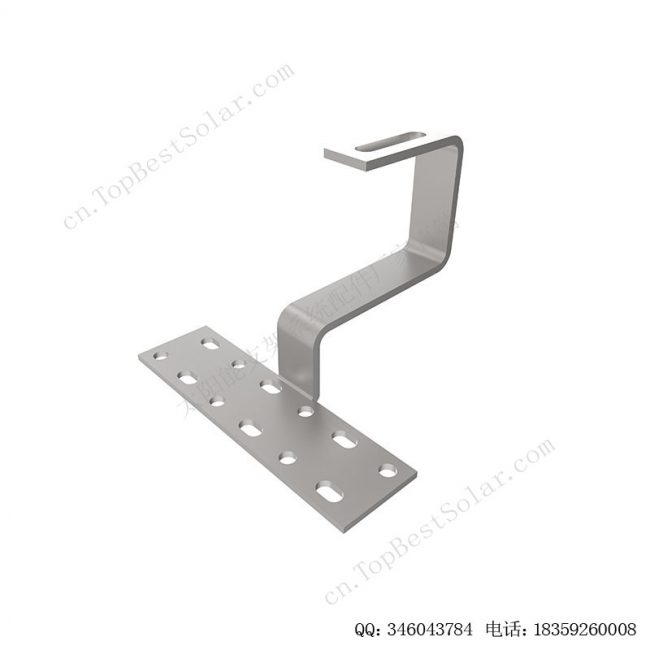 太阳能琉璃瓦屋顶安装系统–底部安装挂钩-SPC-IK-07-1