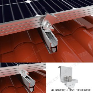 太阳能琉璃瓦屋顶安装系统–侧安装挂钩-SPC-IK-05-5