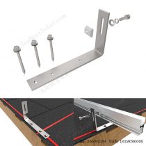 太阳能沥青瓦屋顶安装系统–侧安装挂钩-SPC-IK-14-2