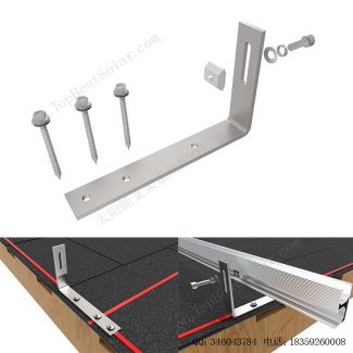 太阳能沥青瓦屋顶安装系统–侧安装挂钩-SPC-IK-14-2