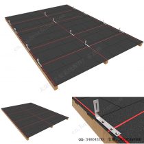 太阳能沥青瓦屋顶安装系统-侧安装-SPC-RF-IK14-DR-2