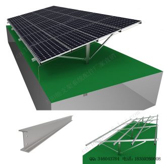 太阳能单立柱光伏电池板安装系统-SPC-HA-4H-PCW-1