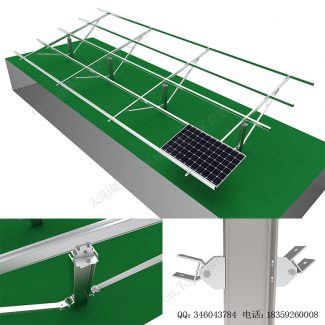 太阳能单立柱光伏电池板安装系统-SPC-HA-4H-PCW-6