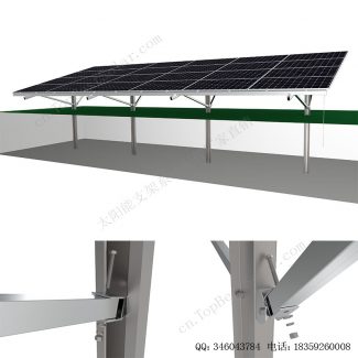 单立柱式地面太阳能安装支架-SPC-JA-4H-PCW-7