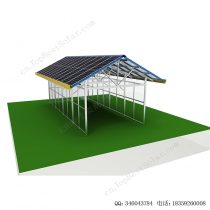 太阳能光伏BIPV屋顶农棚安装系统-1