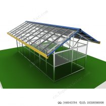 太阳能光伏BIPV屋顶农棚安装系统-3