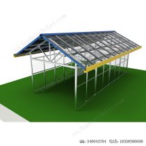 太阳能光伏BIPV屋顶农棚安装系统-4