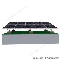 太阳能电池板地面安装结构-混凝土基础-SPC-CC-4H-W-1