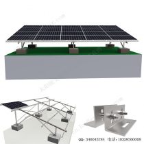 太阳能电池板地面安装结构-混凝土基础-SPC-CC-4H-W-9